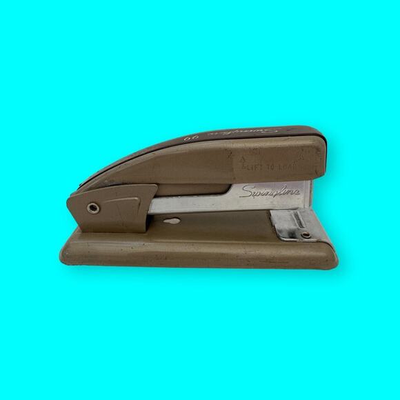 Swingline 99 Vintage Stapler Beige and Brown - Picture 3 of 6